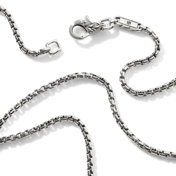 Box Chain Necklace, Sterling Silver, 2MM