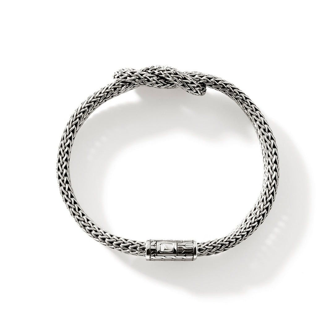 Love Knot Bracelet, Sterling Silver, 10MM