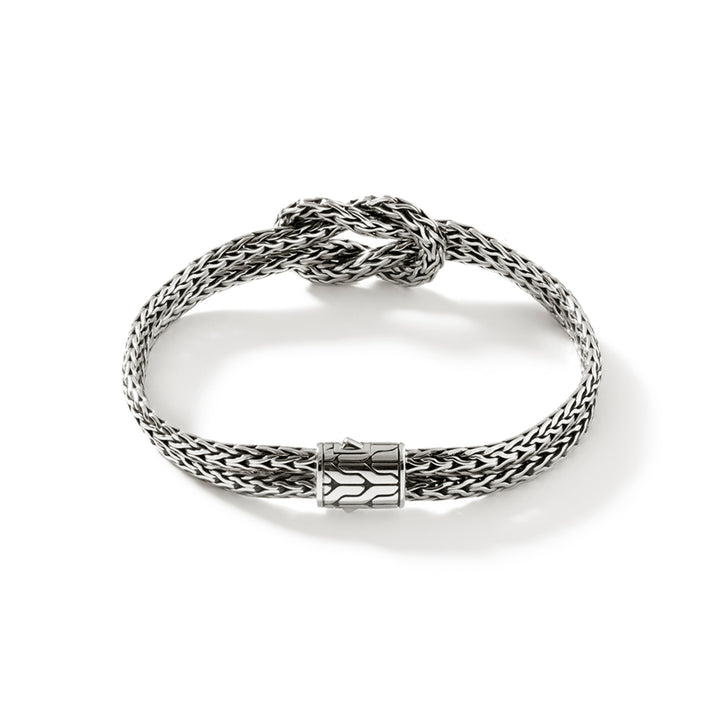 Love Knot Bracelet, Sterling Silver, 7MM
