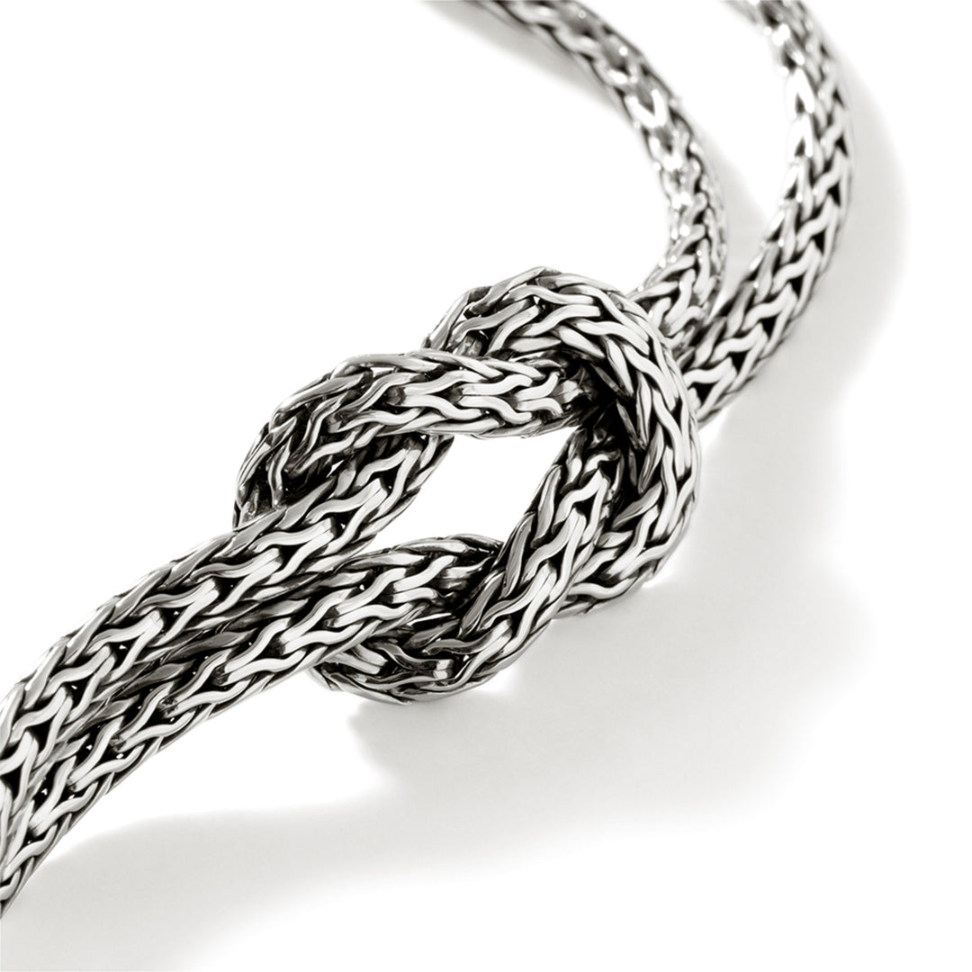 Love Knot Bracelet, Sterling Silver, 7MM