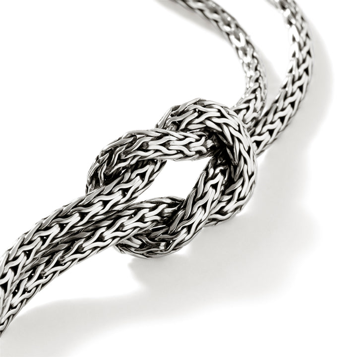 Love Knot Bracelet, Sterling Silver, 7MM