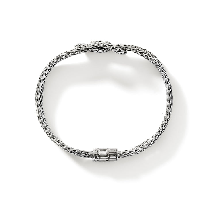 Love Knot Bracelet, Sterling Silver, 7MM