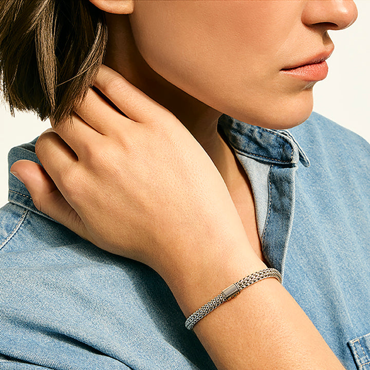 Icon Bracelet, Sterling Silver, 5MM
