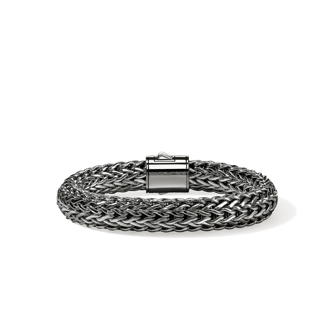 Icon Bracelet, Dark Silver, 10.5MM