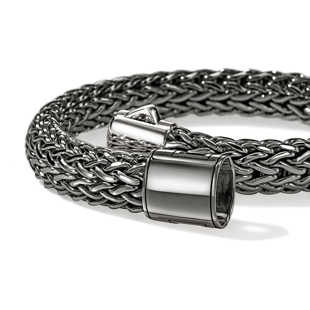 Icon Bracelet, Dark Silver, 10.5MM