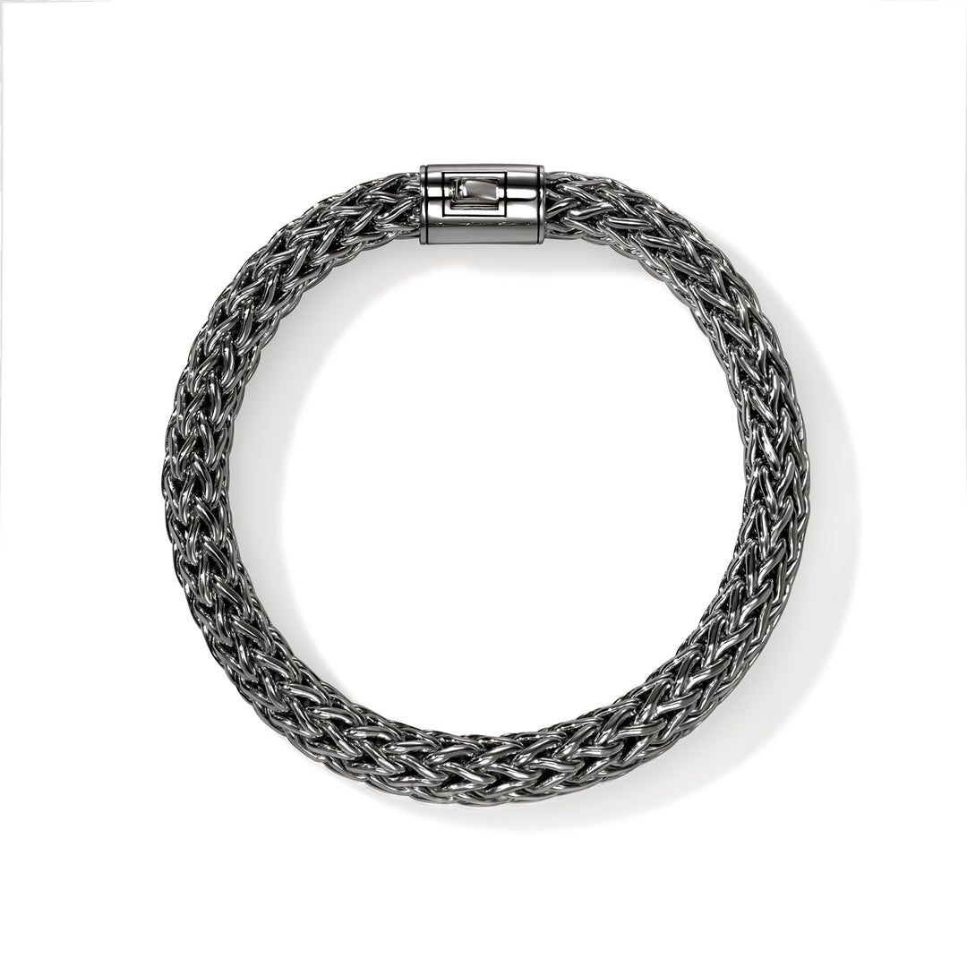 Icon Bracelet, Dark Silver, 10.5MM