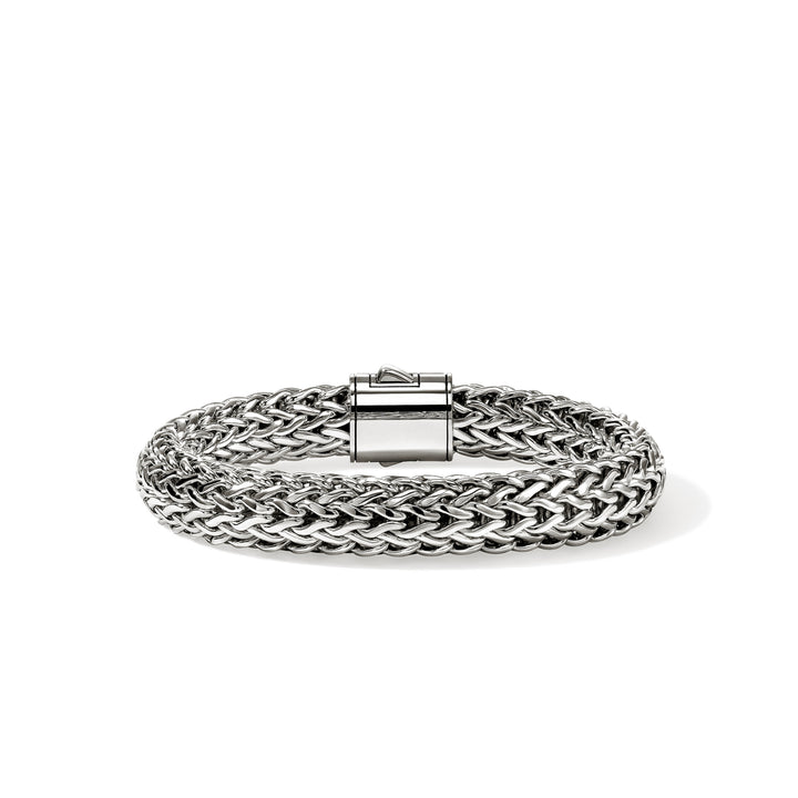 Icon Bracelet, Sterling Silver, Diamonds, 10.5MM