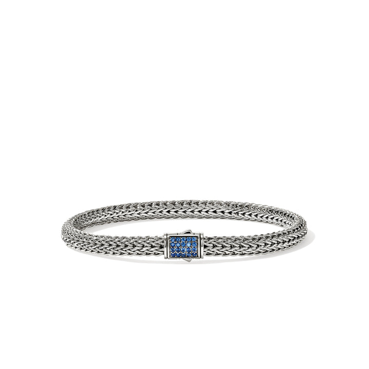 Icon Bracelet, Sterling Silver, Gemstones, 5MM