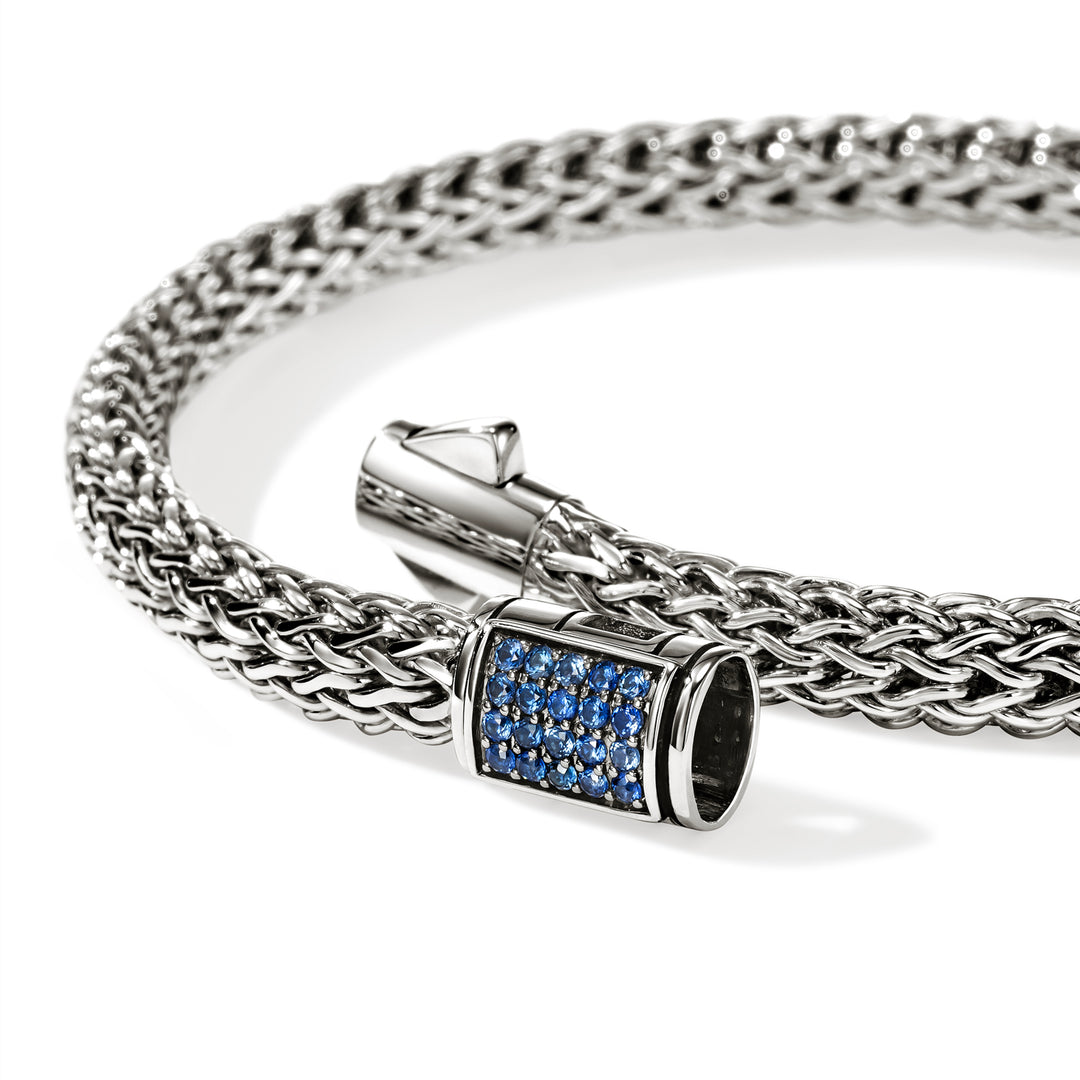 Icon Bracelet, Sterling Silver, Gemstones, 5MM