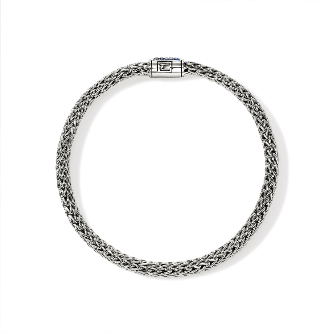 Icon Bracelet, Sterling Silver, Gemstones, 5MM