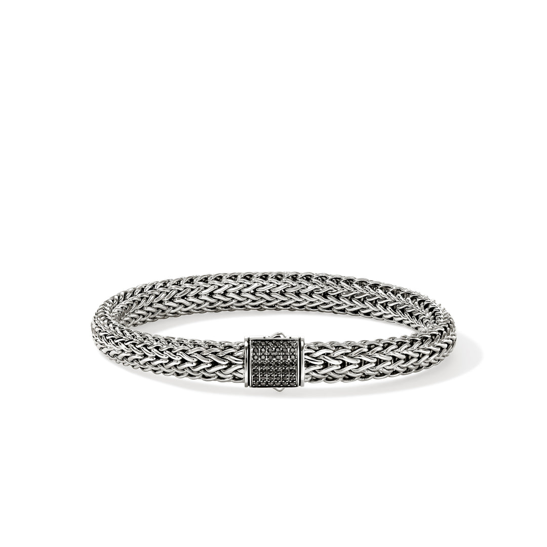 Icon Bracelet, Sterling Silver, Gemstones, 7.5MM