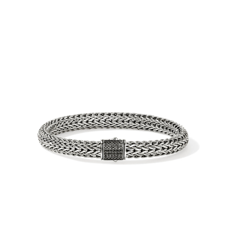 Icon Bracelet, Sterling Silver, Gemstones, 7.5MM