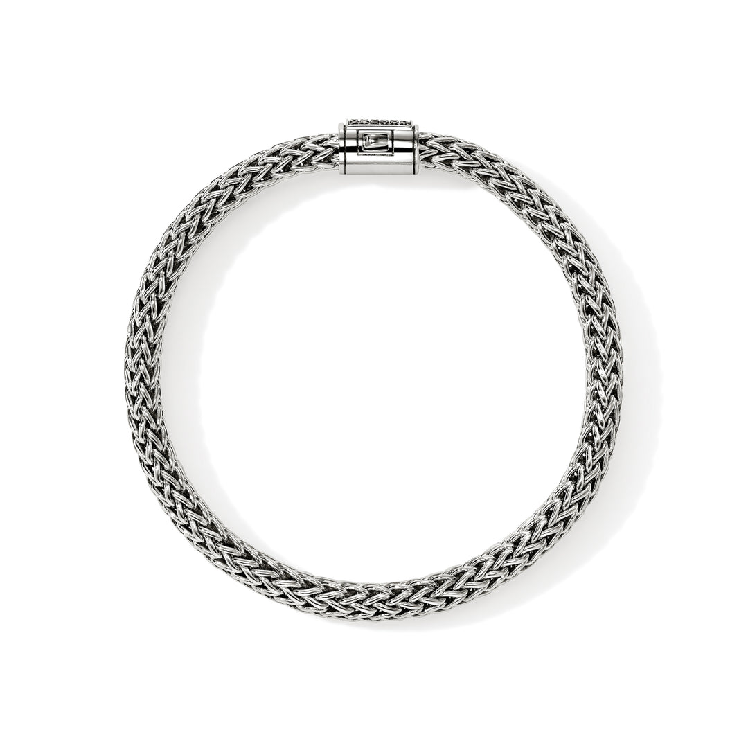 Icon Bracelet, Sterling Silver, Gemstones, 7.5MM