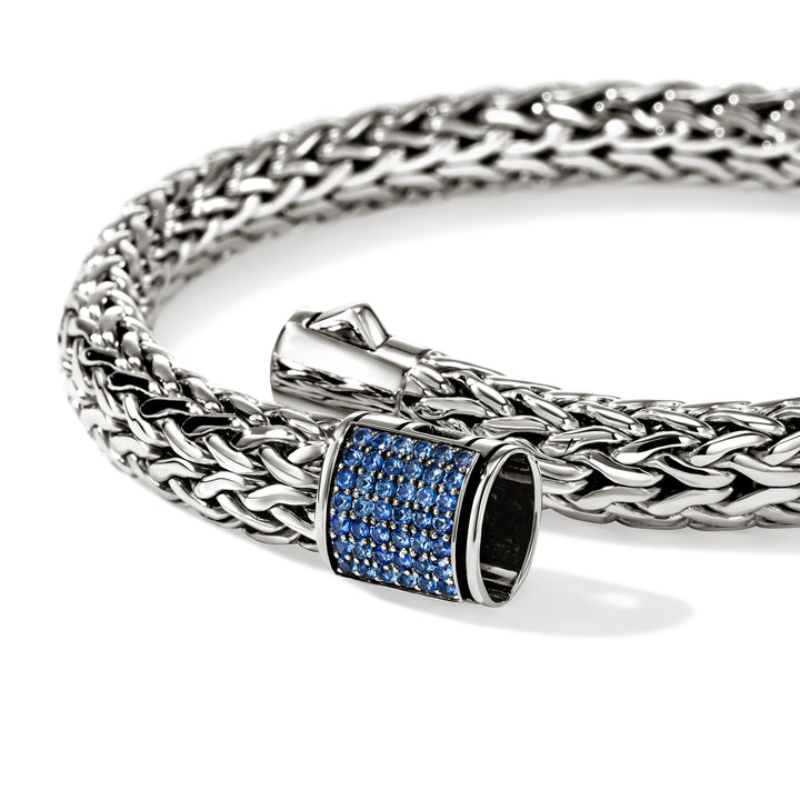 Icon Bracelet, Sterling Silver, Gemstones, 7.5MM