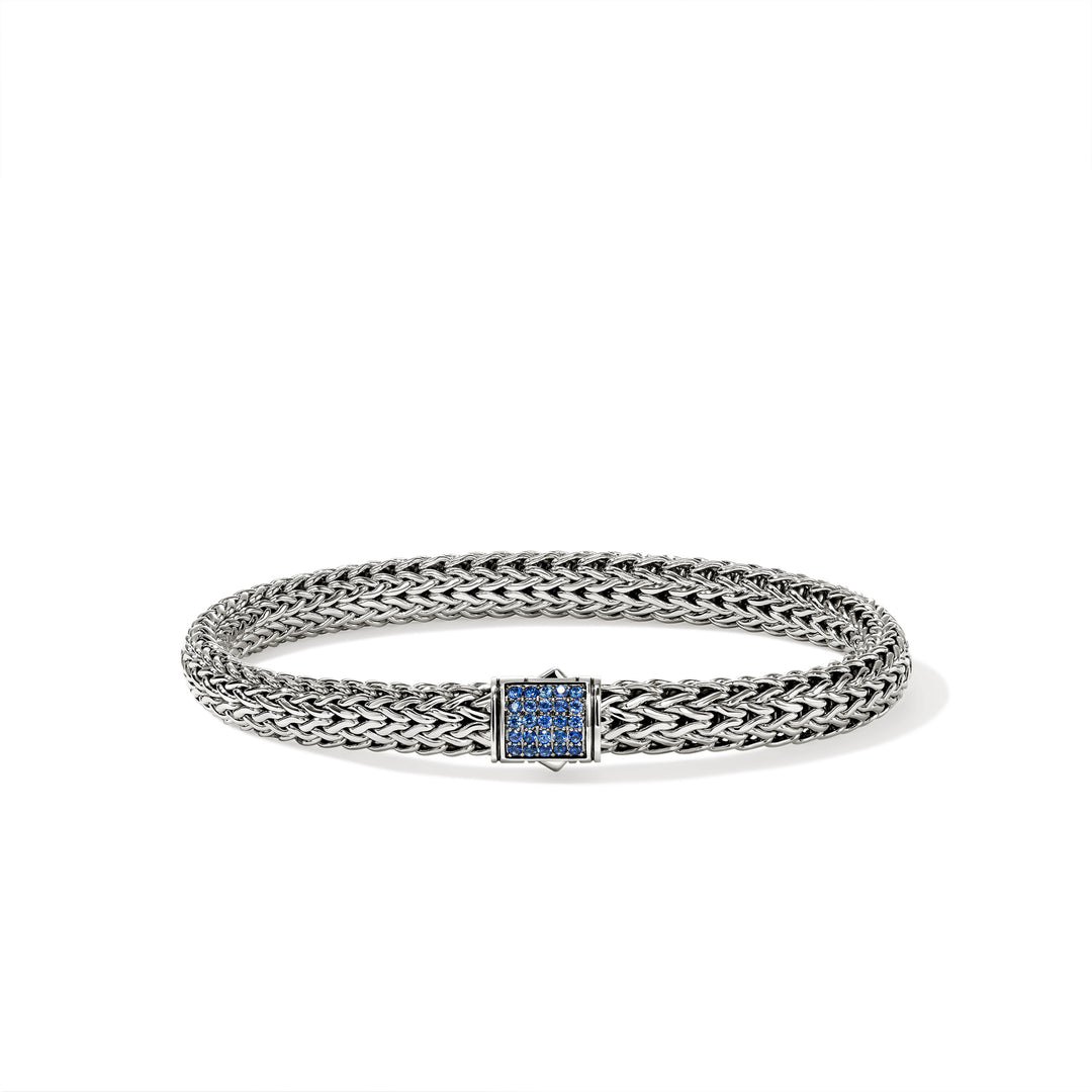 Icon Bracelet, Sterling Silver, Gemstones, 6.5MM