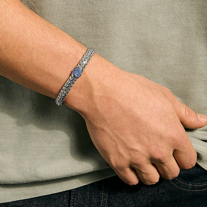 Icon Bracelet, Sterling Silver, Gemstones, 6.5MM
