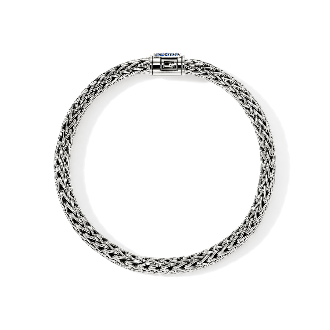 Icon Bracelet, Sterling Silver, Gemstones, 6.5MM