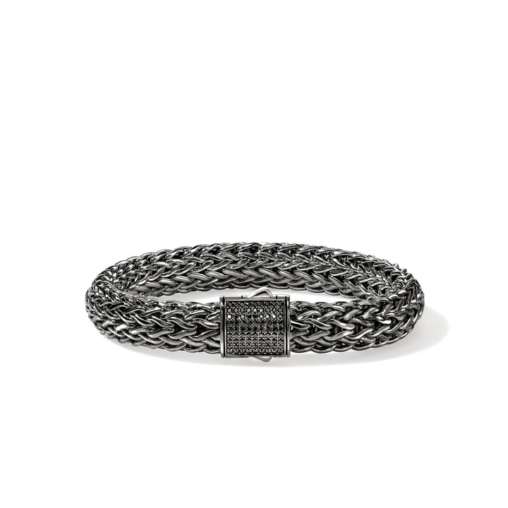 Icon Bracelet, Dark Silver, Gemstones, 10.5MM