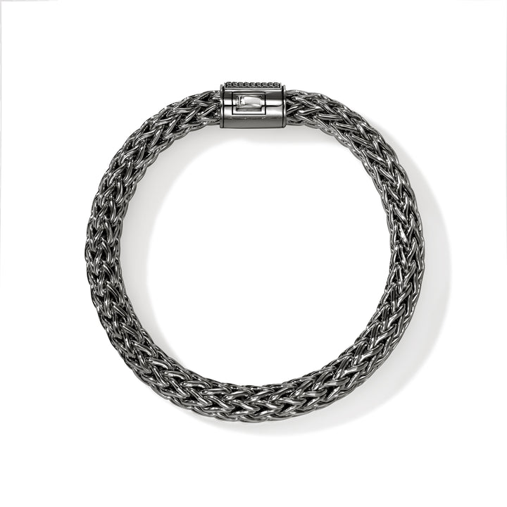 Icon Bracelet, Dark Silver, Gemstones, 10.5MM