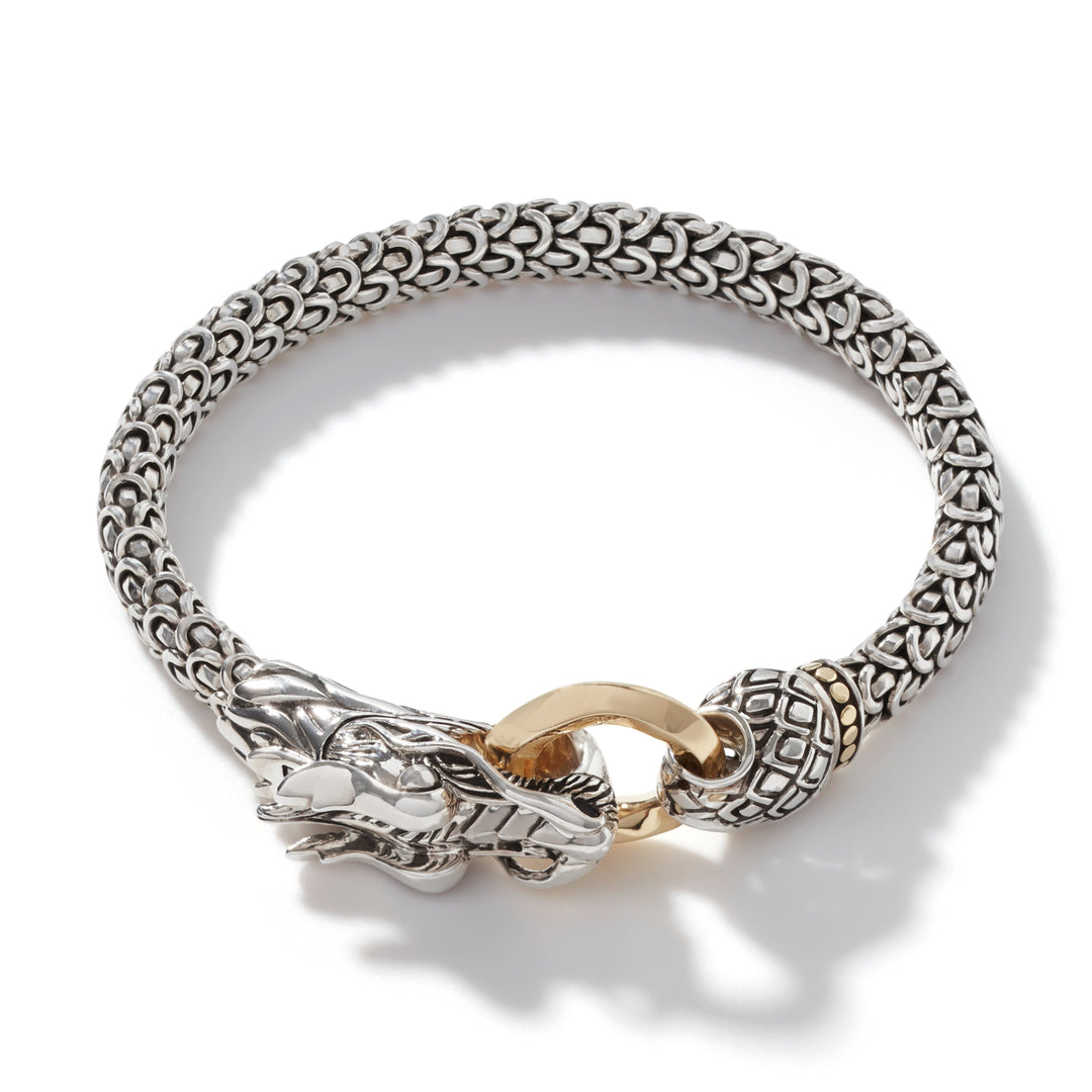 Naga Bracelet, Gold, Sterling Silver, 6MM