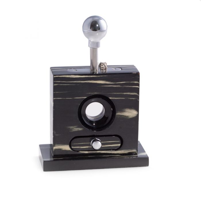 Henry Wood Table Top Cigar Cutter - Ebony