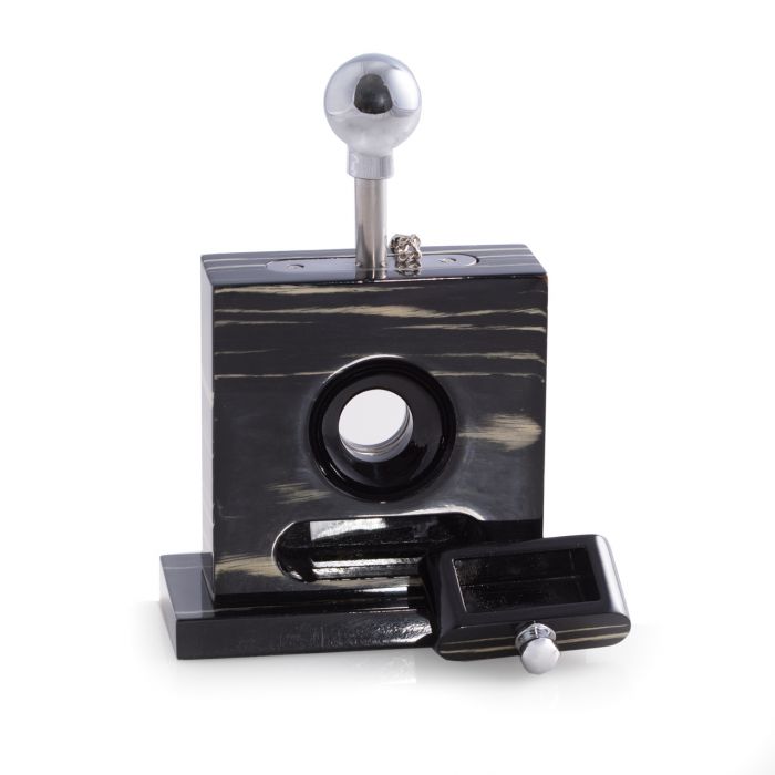 Henry Wood Table Top Cigar Cutter - Ebony