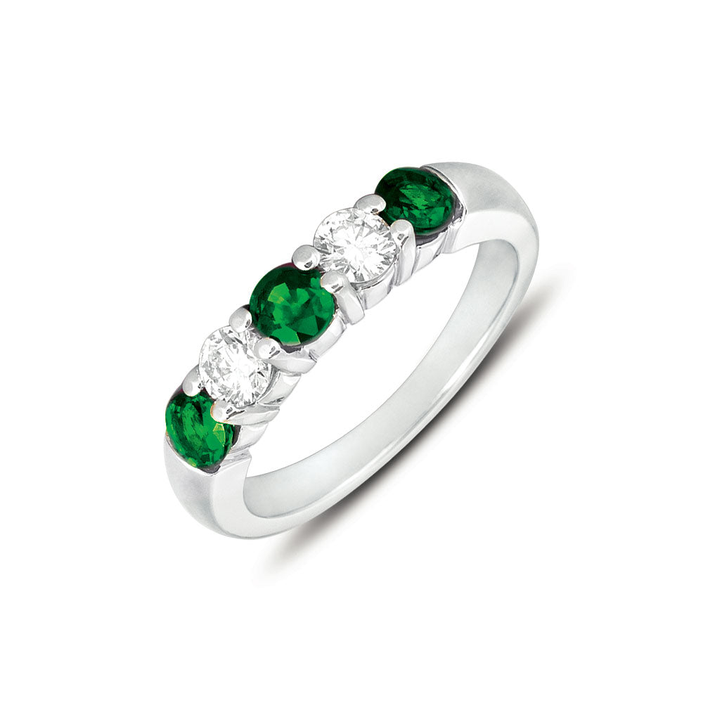 Emerald & Diamond Ring