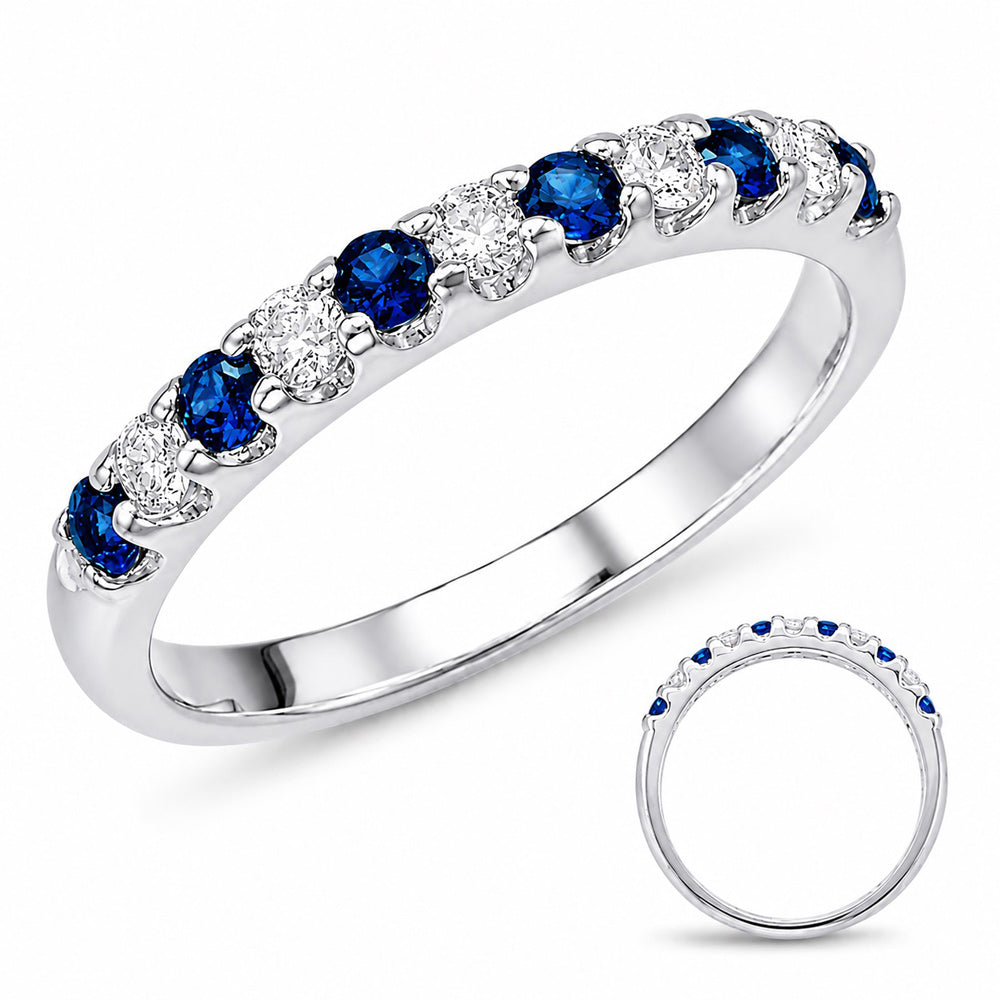 Sapphire & Diamond Band