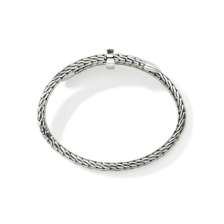 Spear Flex Cuff, Sterling Silver, Gemstones, 5.5MM