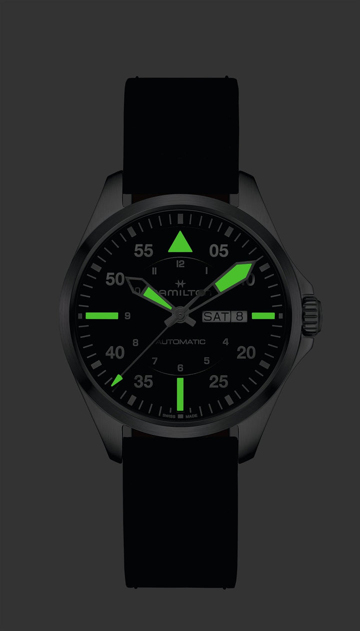 Khaki Aviation Pilot Day Date Auto - 42mm