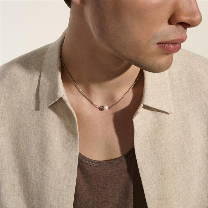 JH Essential Pearl Necklace, Sterling Silver, 1.8MM