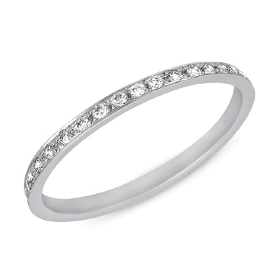 White Gold Eternity Band