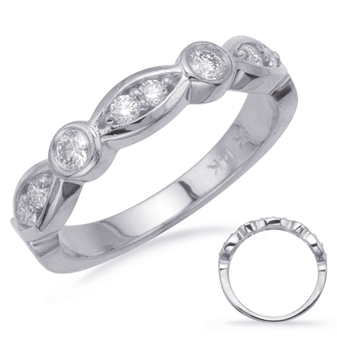 White Gold Diamond Band