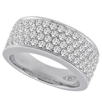 White Gold Pave Band