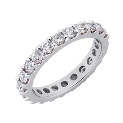 White Gold Eternity Band