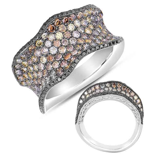 White Gold Fashion Ring
