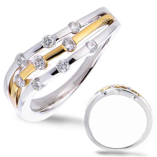 White & Yellow Gold Ring