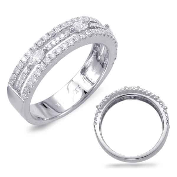 White Gold Diamond Fashion Ring