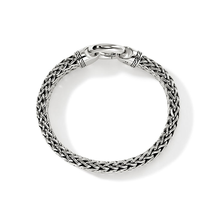 Flat Chain Bracelet, Sterling Silver, 11MM