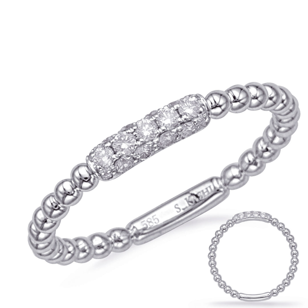 White Gold Diamond Fashion Ring