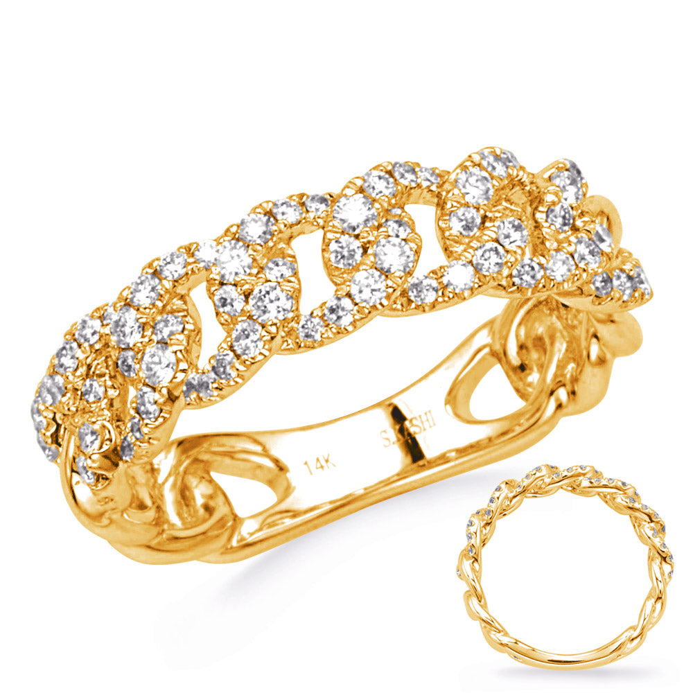 Yellow Gold Diamond Band