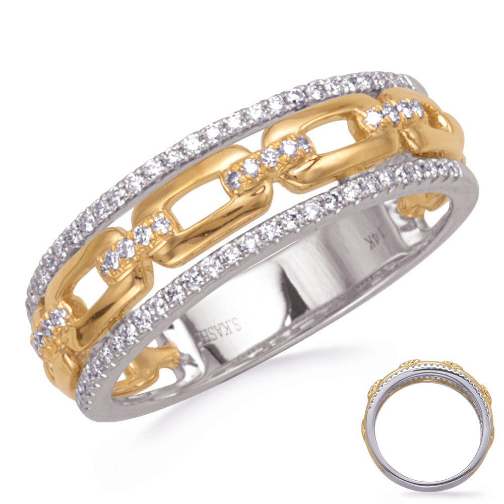 White & Yellow Gold Diamond Ring