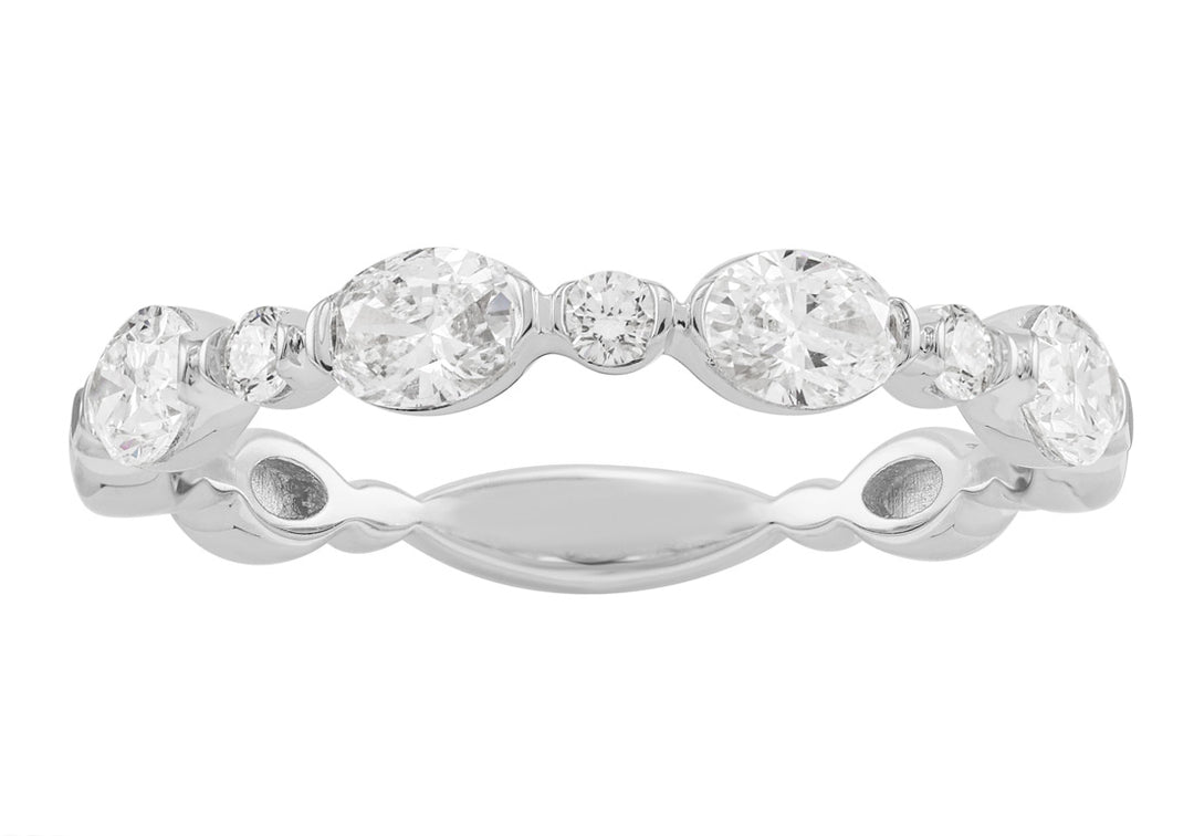White Gold Diamond Band
