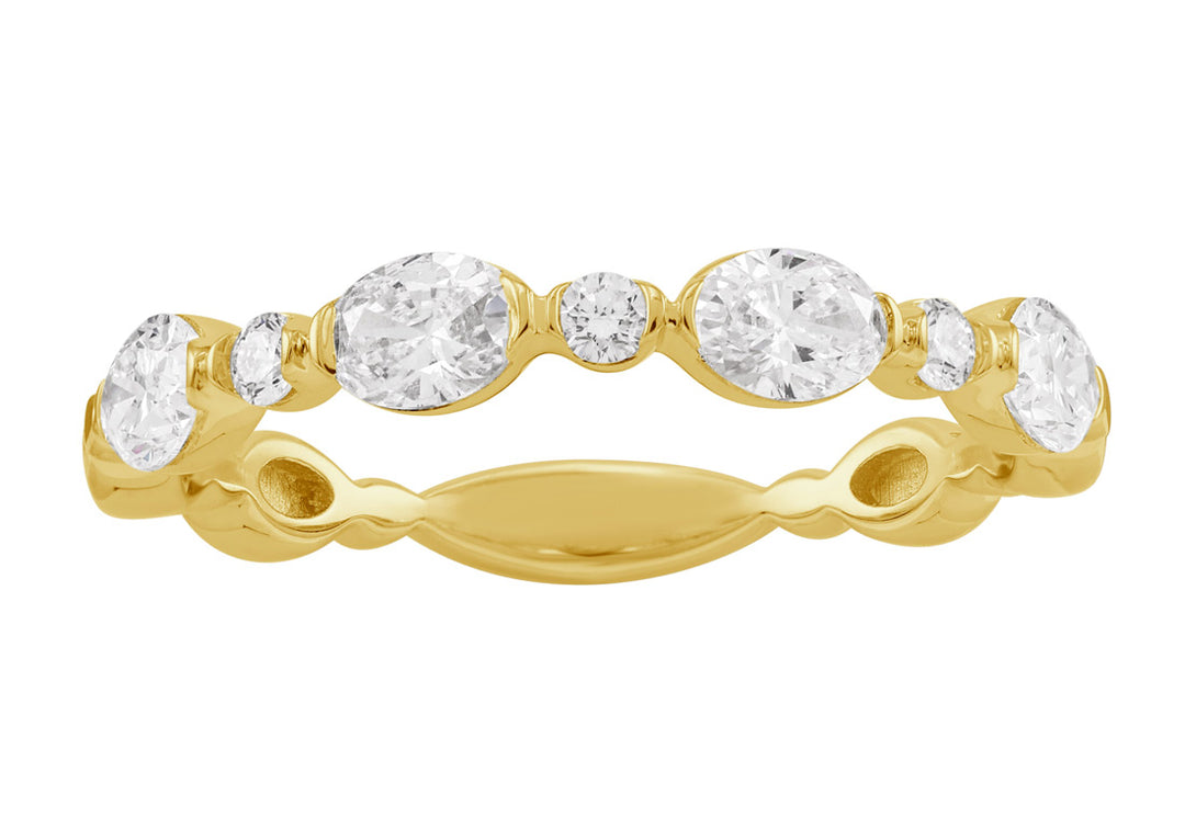 Yellow Gold Diamond Band