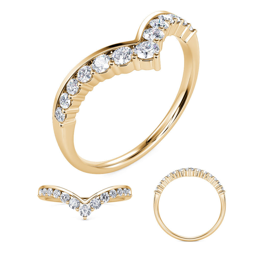 Yellow Gold Diamond Fashion Ring