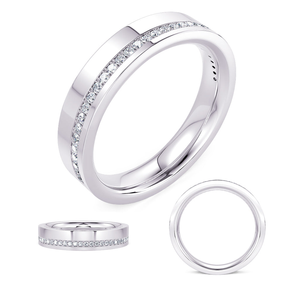 White Gold Diamond Fashion Ring