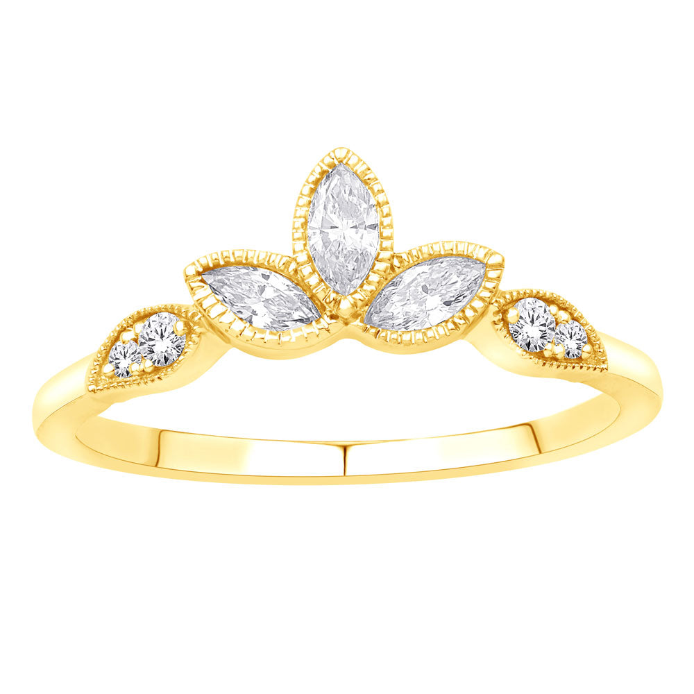 Yellow Gold Diamond Ring