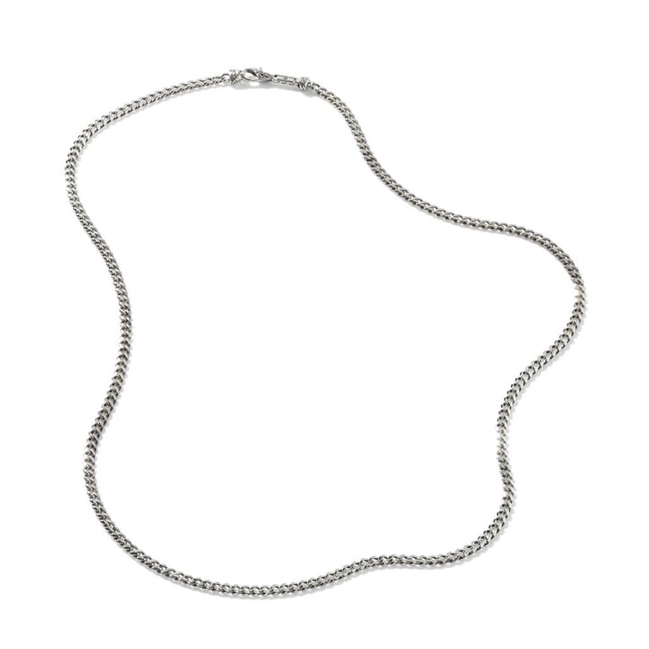 Curb Chain Necklace, Sterling Silver, 3.9MM