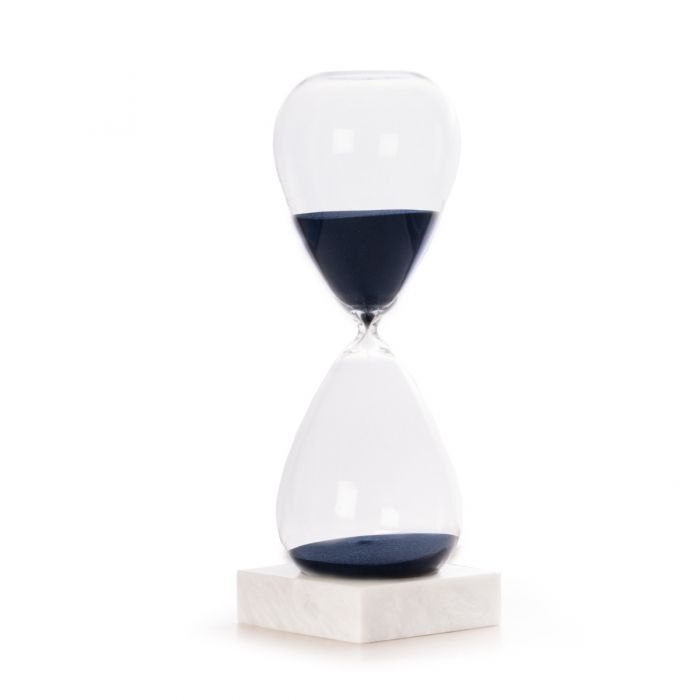 90 Minute Sand Timer with Navy Sand.