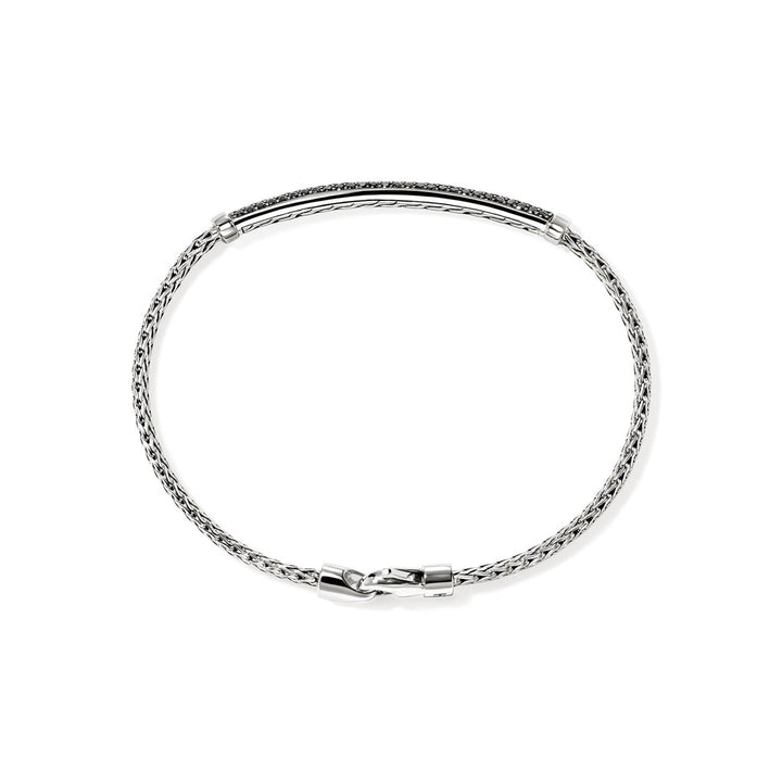 JH Essential Pavé Bracelet, Sterling Silver, Gemstones, 2.5MM